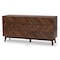 Baxton Studio Hartman Mid-Century Walnut Brown Finished Wood 6-Drawer Dresser 193-11722-ZORO - alternate 3